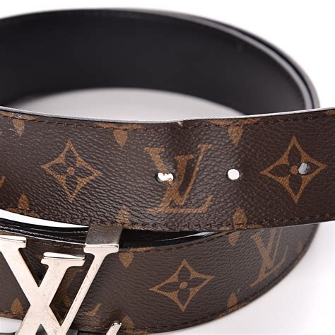 lv reverse monogram belt|louis vuitton reversible monogram belt.